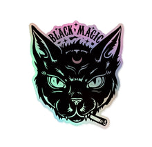 Load image into Gallery viewer, Black Magic Holographic Sticker