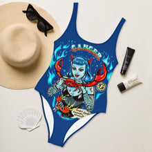 Load image into Gallery viewer, Crab - Cancer Swimsuit - Marine Blue