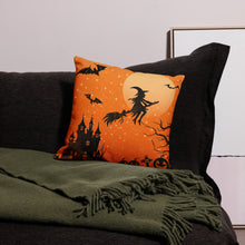 Load image into Gallery viewer, Halloween Witch Premium Pillow Case, New!