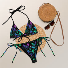 Load image into Gallery viewer, Halloween Bats String bikini