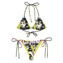 Load image into Gallery viewer, Gemini All-over print string bikini