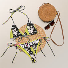 Load image into Gallery viewer, Gemini All-over print string bikini