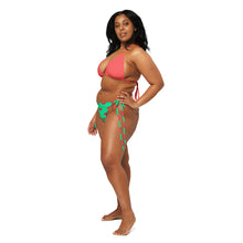 Load image into Gallery viewer, All-over print recycled string bikini