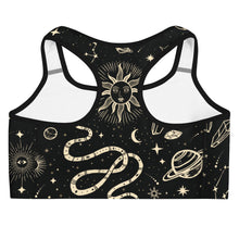 Load image into Gallery viewer, Zodiac Sports Bra B&W