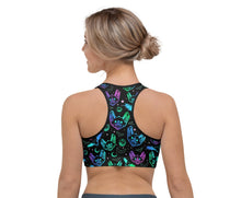 Load image into Gallery viewer, Halloween Bats Sports Bra
