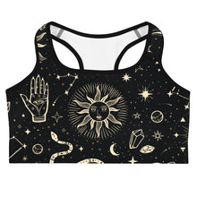 Load image into Gallery viewer, Zodiac Sports Bra B&W