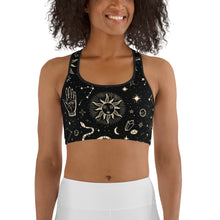 Load image into Gallery viewer, Zodiac Sports Bra B&W