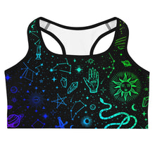Load image into Gallery viewer, Zodiac Sports Bra Rainbow