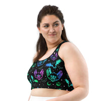 Load image into Gallery viewer, Halloween Bats Sports Bra