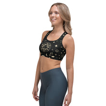 Load image into Gallery viewer, Zodiac Sports Bra B&W