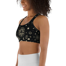 Load image into Gallery viewer, Zodiac Sports Bra B&W