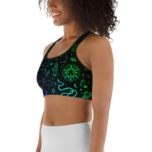 Load image into Gallery viewer, Zodiac Sports Bra Rainbow