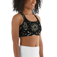 Load image into Gallery viewer, Zodiac Sports Bra B&W