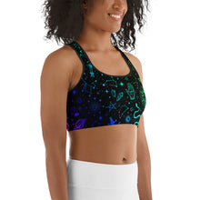 Load image into Gallery viewer, Zodiac Sports Bra Rainbow