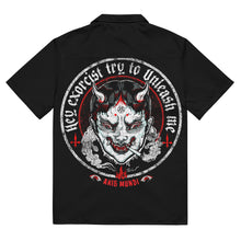 Load image into Gallery viewer, Hey Exorcist ! Button shirt, front and back print
