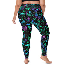 Load image into Gallery viewer, Vampire Bat Leggings, High Waisted Leggings