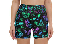 Load image into Gallery viewer, Halloween Bats, Short Leggings