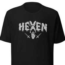 Load image into Gallery viewer, Hexen Tee Black