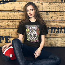 Load image into Gallery viewer, Gemini Tshirt Black, Psychopath of the Zodiac