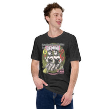 Load image into Gallery viewer, Gemini Tshirt Black, Psychopath of the Zodiac