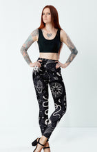 Load image into Gallery viewer, Black Velvet Gothic Leggings