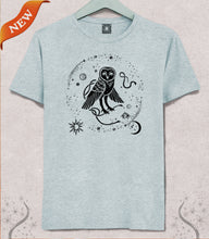 Load image into Gallery viewer, Owl, Sun and Moon Tee Ivory