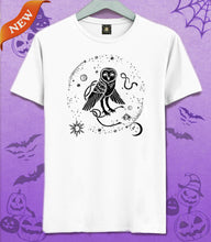 Load image into Gallery viewer, Owl, Sun and Moon Tee Ivory