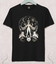 Load image into Gallery viewer, Silver Inanna T-shirt with stars