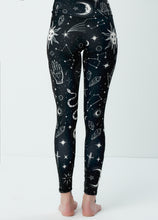 Load image into Gallery viewer, Witch Leggings Black & White Pattern