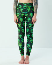 Load image into Gallery viewer, Alien Leggings, UFO Leggings