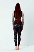Load image into Gallery viewer, Witch Leggings Black & Pink Pattern