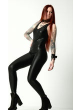 Load image into Gallery viewer, Black High Waisted Leggings, Festival Clothing