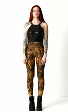 Load image into Gallery viewer, Gold Holographic Leggings, Festival Clothing