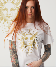 Load image into Gallery viewer, Hypnotic Sun Gold on White