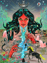 Load image into Gallery viewer, Tiamat Goddess, Queen of Orientis, 29x42 cm