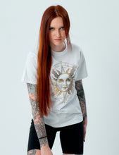 Load image into Gallery viewer, Hypnotic Sun Gold on White