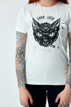 Load image into Gallery viewer, Black Cat, Good Luck Tee