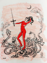 Load image into Gallery viewer, Whore of Babylon, Babylon the great, Screenprint 20"x26"