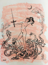 Load image into Gallery viewer, Whore of Babylon, Babylon the great, Screenprint 20"x26"