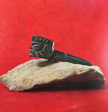 Load image into Gallery viewer, Basalt Stone Smoking Pipe, Rare Anatolian Art,