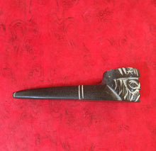 Load image into Gallery viewer, Basalt Stone Smoking Pipe, Rare Anatolian Art,