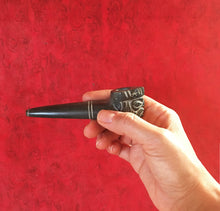 Load image into Gallery viewer, Basalt Stone Smoking Pipe, Rare Anatolian Art,