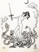 Load image into Gallery viewer, Whore of Babylon, Babylon the great, Screenprint 20"x26"