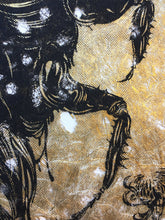 Load image into Gallery viewer, Evil Witch, Screenprint 19"x27", Off White & Gold Paper Versions, 3 left!