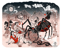 Load image into Gallery viewer, Arachne, Screenprint 27.5" x 39", 5 left!