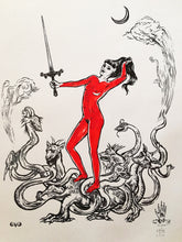 Load image into Gallery viewer, Whore of Babylon, Babylon the great, Screenprint 20"x26"