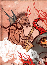 Load image into Gallery viewer, Azaim / Undertaking, Limited Fine Art Print 15"x15", Only 6 physical copy left