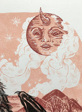 Load image into Gallery viewer, Baphometh, Beauty and the Beast, Screenprint 20"x26"