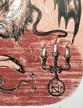 Load image into Gallery viewer, Baphometh, Beauty and the Beast, Screenprint 20"x26"