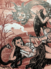 Load image into Gallery viewer, Baphometh, Beauty and the Beast, Screenprint 20"x26"